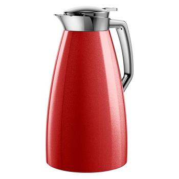 Emsa Plaza Isolierkanne 1 L Rot – Modell F4140300 | Hochwertige Thermoskanne
