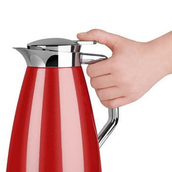 Emsa Plaza Isolierkanne 1 L Rot – Modell F4140300 | Hochwertige Thermoskanne