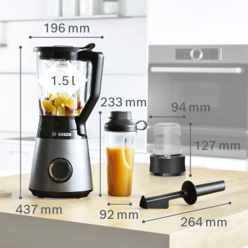 Preview: Bosch Standmixer Standmixer Serie 4 VitaPower 1200 W Schwarz
