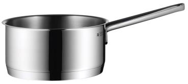 WMF Provence Plus Topf-Set Bratentopf (2,5l), Fleischtöpfe(1,9l), (3,3l), (5,7l), Stielkasserolle (1,7l) silber