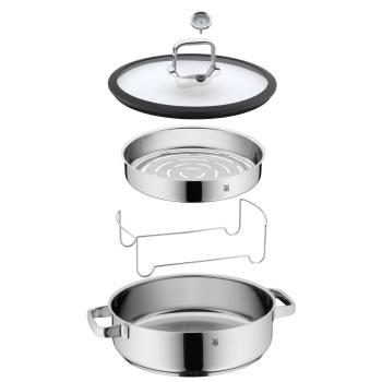 Preview: WMF Vitalis Dampfgarer mit Glasdeckel 28cm