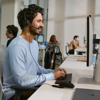 Preview: HP POLY MISSION 425 Stereo-USB-Headset