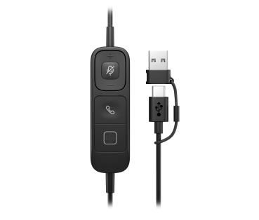 HP POLY MISSION 425 Stereo-USB-Headset