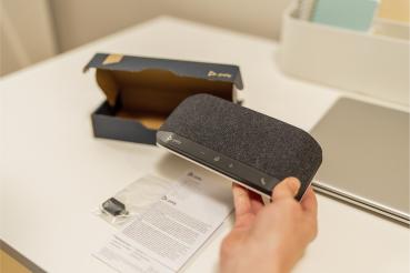 Preview: HP Poly Sync 10-Freisprecheinrichtung + USB-A-an-USB-C-Kabel