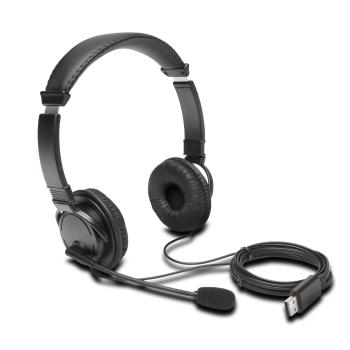 Kensington Headset Hi-Fi mit Mikrofon USB-A 1.80m Kabel schwarz
