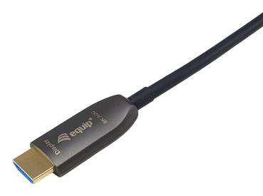 Preview: Equip HDMI PHS Ethernet 2.1 A-A St/St 150.0m 8K60Hz HDRopt. schwarz