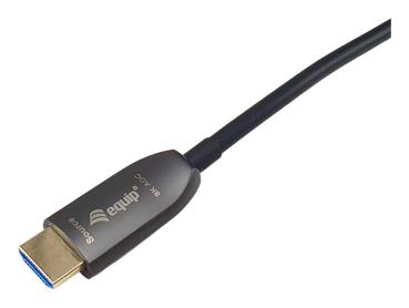 Equip HDMI PHS Ethernet 2.1 A-A St/St 150.0m 8K60Hz HDRopt. schwarz