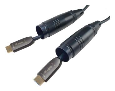 Equip HDMI PHS Ethernet 2.1 A-A St/St 150.0m 8K60Hz HDRopt. schwarz