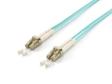 Equip Patchkabel LC-LC 25.00m Multimode Duplex OM3 türkis
