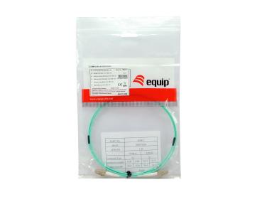 Preview: Equip Patchkabel LC-LC 25.00m Multimode Duplex OM3 türkis
