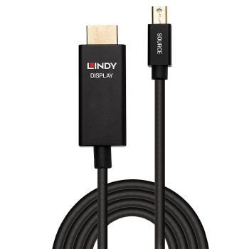 Preview: LINDY Mini-DisplayPort an HDMI Adapterkabel mit HDR 0,5m