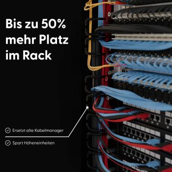 Patchbox.one Kupferkassette 46RU (2,5 m), Cat. 6a, U/UTP, PoE++, grün