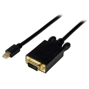 StarTech Mini DisplayPort auf VGA Kabel 1,8m | mDP auf VGA Adapter schwarz
