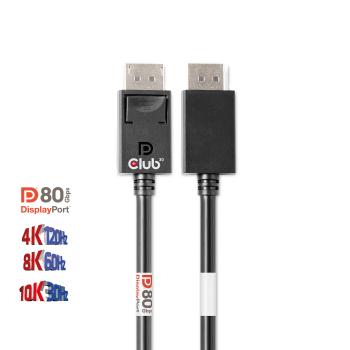 Club3D DP-Kabel 2.1 DP80 zertifiziert 1.2m 10K/8K/4K St/St retail