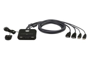 ATEN KVM Switch CS22U-HF 2 Port USB/HDMI Kabel