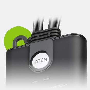 Preview: ATEN KVM Switch CS22U-HF 2 Port USB/HDMI Kabel