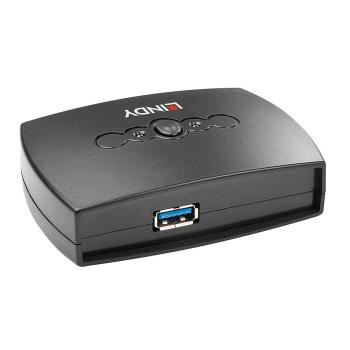 Preview: LINDY USB-Switch 2 Port USB 3.0