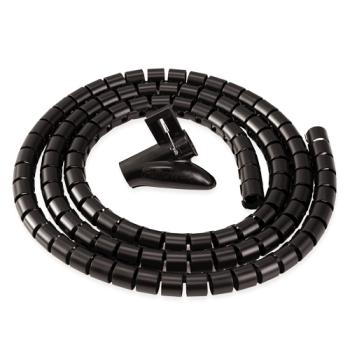 Fellowes Kabelordner Cablezip 2m Spiralschlauch schwarz