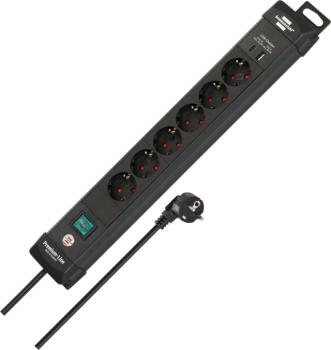 Brennenstuhl Premium Line 6fach schwarz *DE*