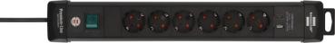 Preview: Brennenstuhl Premium Line 6fach schwarz *DE*