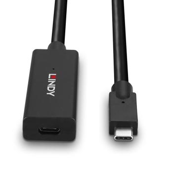 Preview: LINDY 5m USB 3.2 Gen 2 C/C Aktivverlängerung