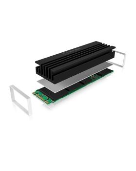 Preview: ICY BOX Kühlkörperset für M.2 SSD, Aluminium, 10 mm dick
