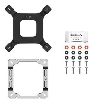 DeepCool AG400 WH ARGB CPU-Luftkühler – 120 mm Weiß ARGB leise & leistungsstark