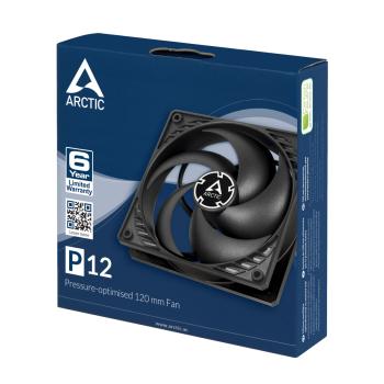 ARCTIC P12 Gehäuse-Lüfter 120 mm schwarz Ventilator