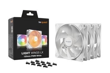 120mm be quiet! LIGHT WINGS LX PWM White Triple-Pack