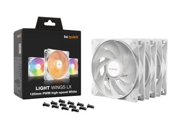120mm be quiet! LIGHT WINGS LX PWM high-speed White Triple-Pack