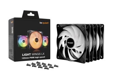 120mm be quiet! LIGHT WINGS LX PWM high-speed Triple-Pack