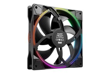 Preview: 140mm be quiet! Light Wings PWM Reverse Black Gehäuselüfter
