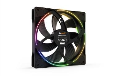 Preview: 140mm be quiet! LIGHT WINGS 140mm PWM ARGB Gehäuselüfter