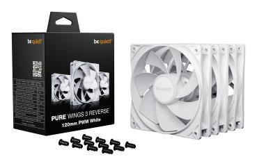 Preview: be quiet! Pure Wings 3 Reverse 3-Pack 120mm PWM white
