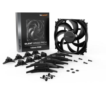 Preview: 140mm be quiet! SILENT WINGS PRO 4 PWM Gehäuselüfter