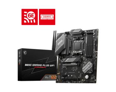 MSI B650 GAMING PLUS WIFI Mainboard AM5 ATX DDR5 WLAN PCIe 4.0 USB 3.2