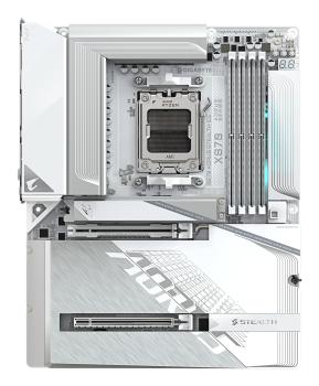 Preview: Gigabyte GA-X870 A STEALTH ICE (AM5) (D)