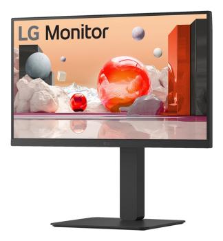 Preview: 60,4cm/23,8" (1920x1080) LG 24BA650-B 16:9 FHD IPS 5ms 100Hz HDMI DP USB-C Speaker Pivot Black