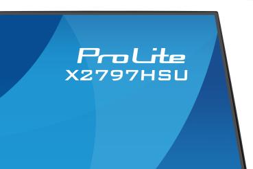 Preview: 68,6cm/27" (1920x1080) iiyama ProLite X2797HSU-B1 16:9 IPS 4ms 120Hz HDMI DisplayPort USB VESA Speaker Black