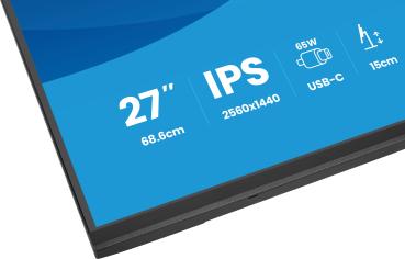 Preview: IIYAMA 68.6cm (27") XB2797QSN-B1 16:9 HDMI+DP+USB-C IPS