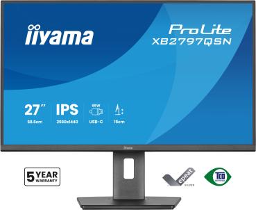 IIYAMA 68.6cm (27") XB2797QSN-B1 16:9 HDMI+DP+USB-C IPS