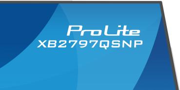 68,5cm/27" (2560x1440) iiyama ProLite XB2797QSNP-W1 16:9 QHD IPS 1ms 75Hz HDMI DisplayPort USB-C VESA Speaker White