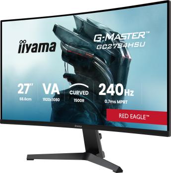 iiyama G-MASTER GC2784HSU-B1 27" Gaming Monitor Full HD 240Hz 0,7ms Curved VA