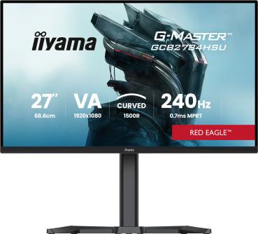 68,6cm/27" 1920x1080 iiyama G-Master GCB2784HSU-B1 16:9 FHD VA 0,7ms 240Hz HDMI DisplayPort USB VESA Speaker HDR Black