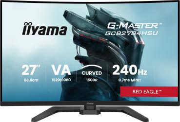 68,6cm/27" 1920x1080 iiyama G-Master GCB2784HSU-B1 16:9 FHD VA 0,7ms 240Hz HDMI DisplayPort USB VESA Speaker HDR Black