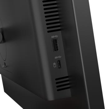 Preview: Lenovo ThinkVision T24D-40 23,8 Zoll Full HD IPS Monitor 120Hz USB-C Docking Ergonomisch