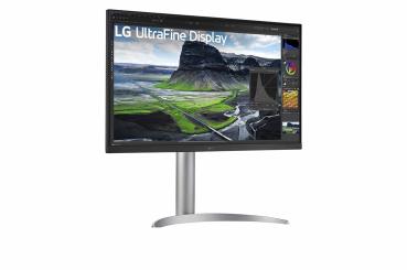 Preview: 68,47cm/27" (3840x2160) LG UltraFine 27UQ850V-W 16:9 4K IPS 5ms 60Hz HDR400 HDMI DP USB-C Speaker Pivot Silver