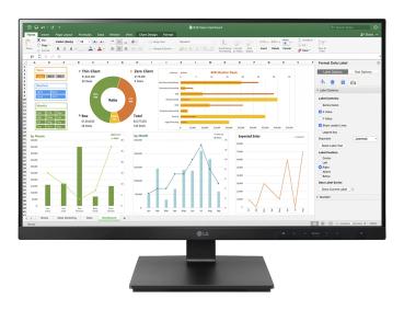 LG 27BN65Q-B Refurbished 27 Zoll QHD IPS Monitor 2560x1440 75Hz USB-Hub