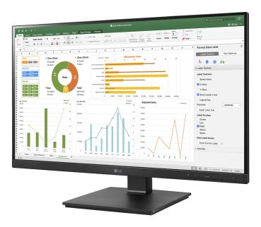 Preview: LG 27BN65Q-B Refurbished 27 Zoll QHD IPS Monitor 2560x1440 75Hz USB-Hub