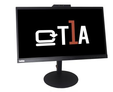 Lenovo ThinkVision T24v-10 23,8" Full HD Monitor mit IR-Kamera – Refurbished von T1A | HDMI DP VGA | IPS-Panel